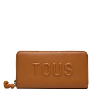 Portfele - Duży Portfel Damski TOUS Brenda 2002105444 Brązowy - miniaturka - grafika 1