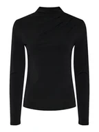 Koszulki i topy damskie - Pieces Koszulka "Madison" w kolorze czarnym - miniaturka - grafika 1