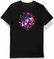 Koszulki męskie - Koszulka męska czarna z grafiką ogrodnika wśród kwiatów L - miniaturka - grafika 1