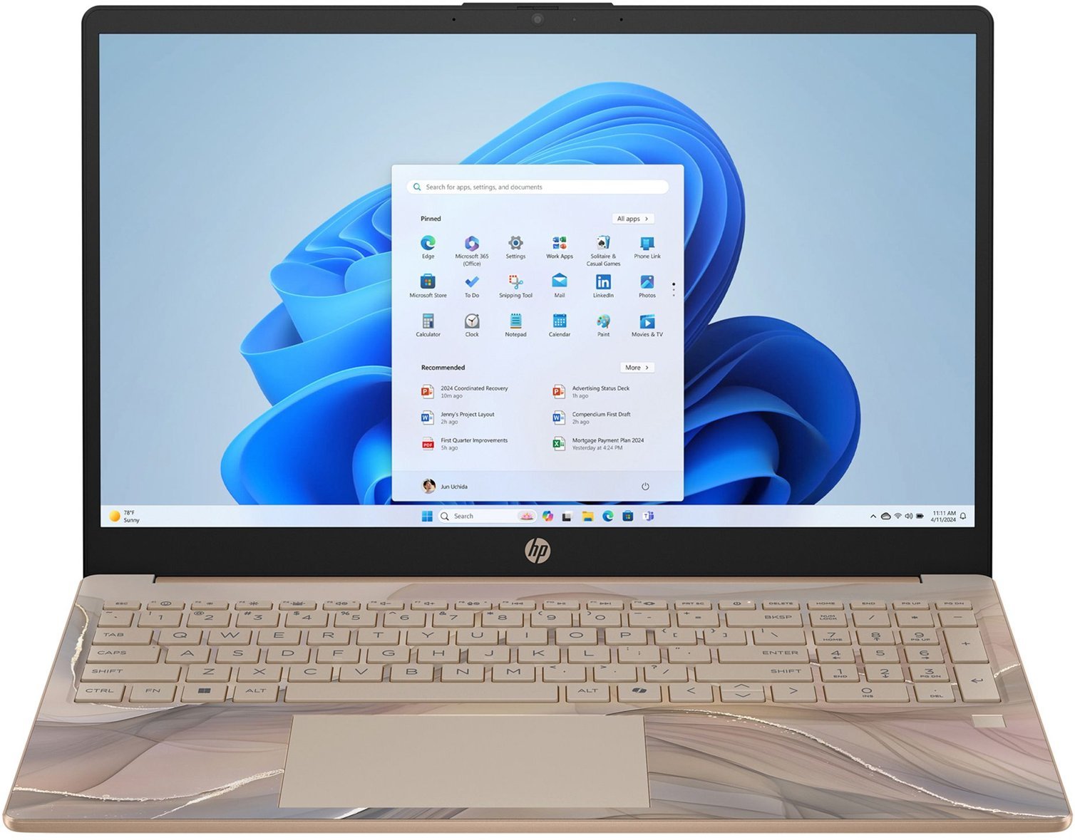 HP 15-FC0309 - AMD Ryzen 3 7320U 8GB SSD 256GB 15.6