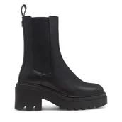 Botki damskie - Botki Gino Rossi CIRCE-RST-02G Czarny - miniaturka - grafika 1