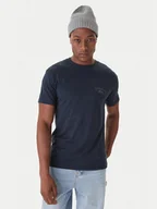 Koszulki męskie - Quiksilver T-Shirt Anchor EQYZT08178 Granatowy Regular Fit - miniaturka - grafika 1