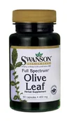 Suplementy naturalne - SWANSON Health Products Full Spectrum Olive Leaf 60 kaps - miniaturka - grafika 1