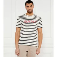 Koszulki męskie - Gant T-shirt Regular Fit - miniaturka - grafika 1