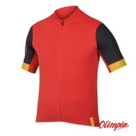 Koszulki rowerowe - Koszulka rowerowa Endura FS260 S/S Jersey Pomegranate - miniaturka - grafika 1