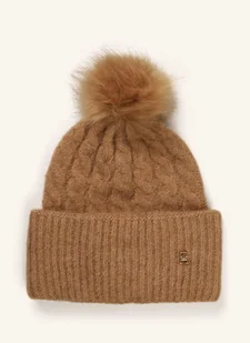 Tommy Hilfiger Czapka beige - Czapki damskie - miniaturka - grafika 1