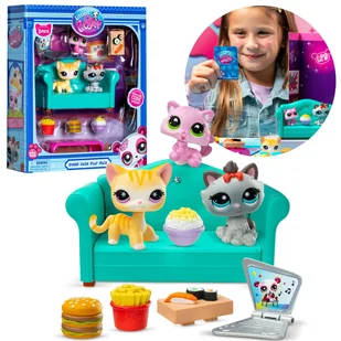 Littlest Pet Shop Zestaw figurek Podwieczorek, zwierzątka #166-168 + akcesoria, ruchome figurki kolekcjonerskie 4+ - Figurki dla dzieci Littlest Pet Shop Zestaw figurek Podwieczorek, zwierzątka #166-168 + akcesoria, ruchome figurki kolekcjonerskie 4+ - Figurki dla dzieci - miniaturka - grafika 1