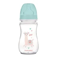 Butelki dla niemowląt - Canpol babies Butelka szerokootworowa antykolkowa EasyStart zielona 35/221 240 ml - miniaturka - grafika 1