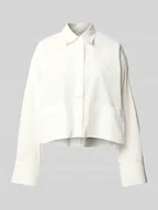 Bluzki damskie - Bluzka o kroju relaxed fit z nakładanymi kieszeniami model ‘LEE’ - miniaturka - grafika 1