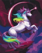 Malowanie po numerach - Twoje Hobby Malowanie po numerach. Bajkowy jednorożec 40 x 50 cm - miniaturka - grafika 1