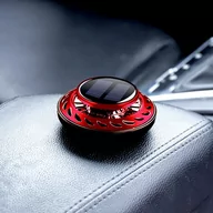 Zapachy samochodowe - Solarny Zapach Odświeżacz Powietrza Do Samochodu + 2 Olejki Zapachowe (Kolor Czerwony) - miniaturka - grafika 1