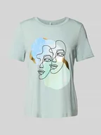 Koszulki i topy damskie - T-shirt o kroju comfort fit z mieszanki bawełny model ‘DIFACEY’ - miniaturka - grafika 1