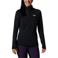 Bluzy narciarskie - Damski sweter polarowy Mountain Hardwear Polartec Power Grid Half Zip - miniaturka - grafika 1