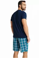 Piżamy męskie - Henderson Weston 40663-59X Granatowa piżama męska - miniaturka - grafika 1