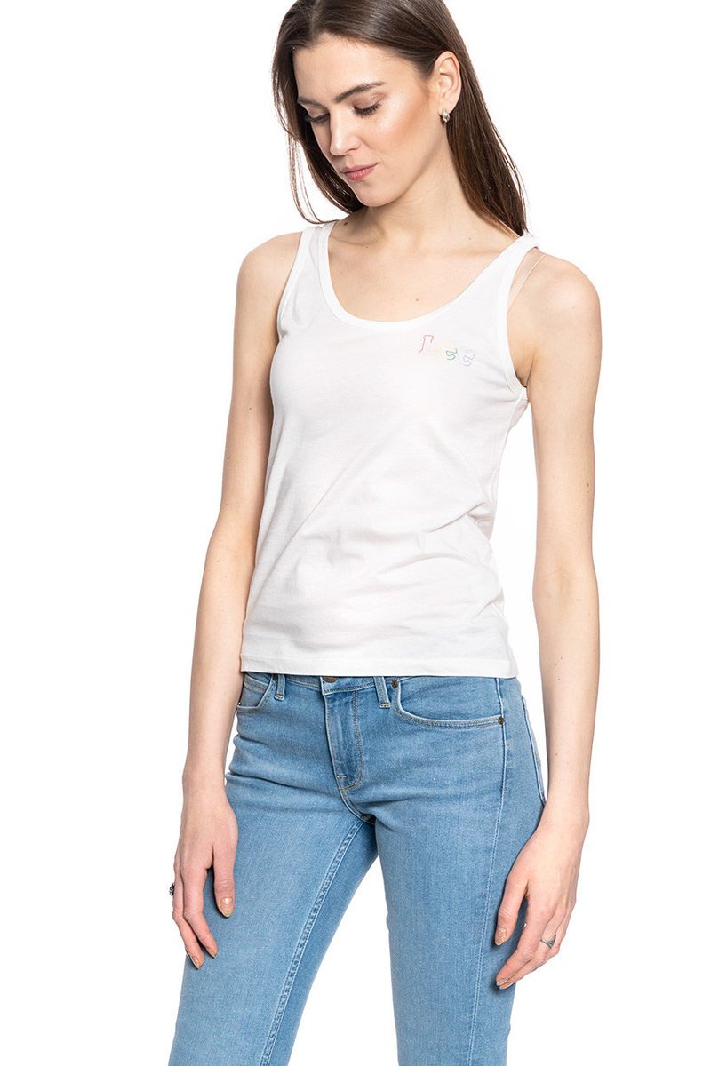 Lee Damski Bezrękawnik White Canvas L40Ewmrr-S