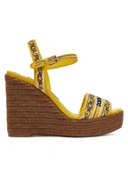 Espadryle damskie - Dolce&Gabbana Espadryle CZ0318 AV804 Żółty - miniaturka - grafika 1