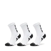 Skarpetki męskie - Zestaw 3 par wysokich skarpet męskich Under Armour UA Perform Tech 3p Crew 1379515 Biały - miniaturka - grafika 1