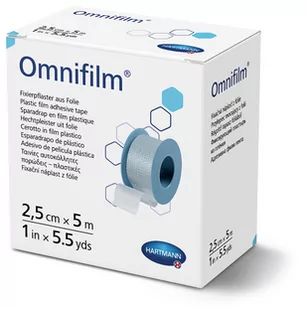 Hartmann Plaster omnifilm 2,5 cm x 5 m - Apteczki i materiały opatrunkowe - miniaturka - grafika 1
