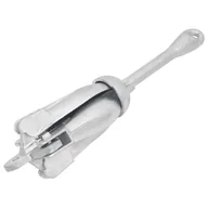 Żeglarstwo - vidaXL Składana kotwica, srebrna, 6 kg, żeliwo ciągliwe - miniaturka - grafika 1