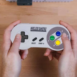Bezprzewodowy Kontroler Gamepad Retro Alogy do PC macOS Android Szary - Kontrolery gier na PC - miniaturka - grafika 8