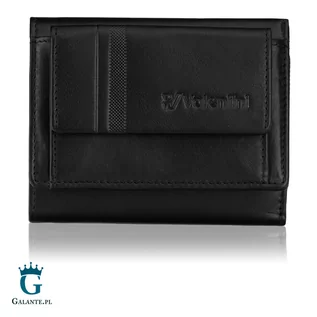 Portfele - Mały portfel męski Valentini z zewnętrzną kieszenią na bilon 15V-248 - grafika 1