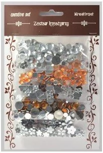 Kryształki Ozdobne Różne Kształty I Kolory Zestaw 35G, Galeria Hobby - Dekoratorstwo - miniaturka - grafika 1