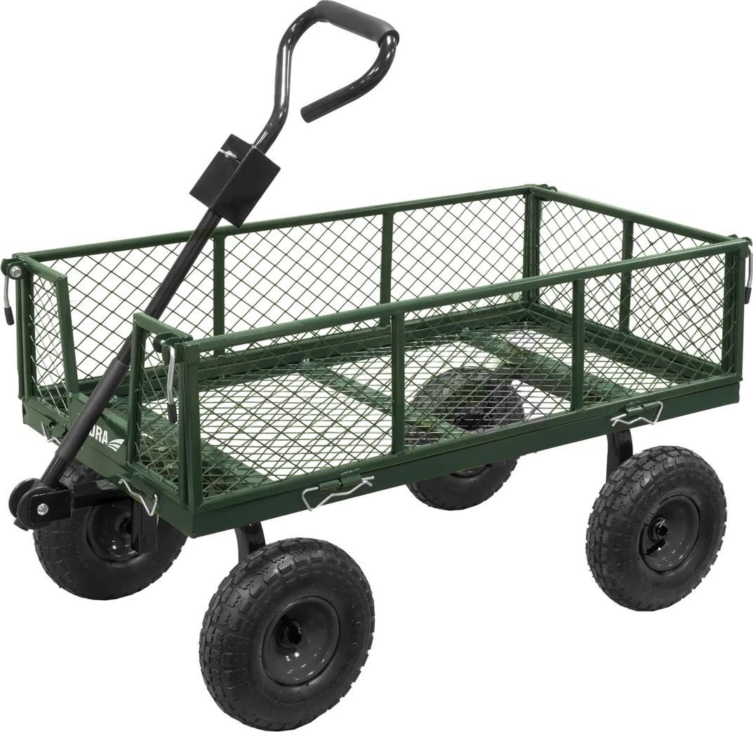 Wózek narzędziowy Dedra Wózek ogrodowy z siatką 96x50x80 cm