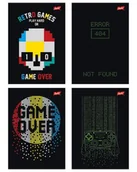 Zeszyty szkolne - St. Majewski Zeszyt okładka laminowana A5 Gamer kratka 60 kartek - miniaturka - grafika 1