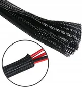 Maskownice do kabli - Organizer Wobell Otulina na przewody Czarny 1 sztuka - miniaturka - grafika 1