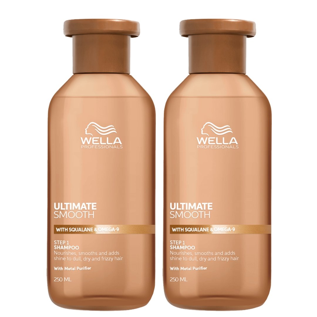 Wella Ultimate Smooth Szampon do Włosów Suchych i Puszących 250ml 2 szt.