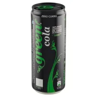 Napoje gazowane - Cola Green Cola Green ze stewia 330ml - miniaturka - grafika 1
