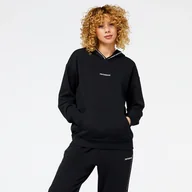 Bluzy damskie - Damska Bluza NEW BALANCE NB ESSENTIALS HOODIE NBWT23516BK – Czarny - miniaturka - grafika 1