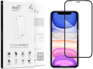 movear 2.5D MAX Szkło Hartowane na Apple iPhone 11 (6.1") do Etui GLASS mSHIELD 2.5D MAX A0I11GMMGGF3BK1 - Szkła hartowane na telefon - miniaturka - grafika 1