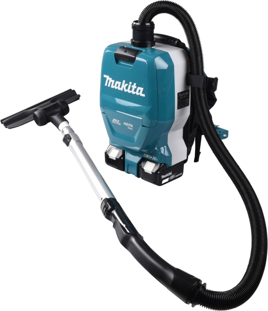 Akumulatorowy odkurzacz plecakowy Makita LXT 18 V x 2 - 110 mbar - 2