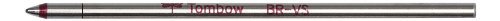 Tombow BR-VS-25 wkład do długopisu, średnica kulki 0,7 mm, czerwony