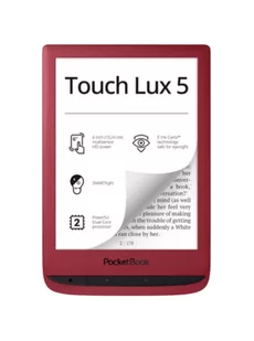PocketBook Touch Lux 5 Ruby Red - Czytniki ebooków - miniaturka - grafika 1