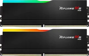 Pamięć G.Skill Ripjaws M5 RGB, DDR5, 64 GB, 6400MHz, CL32 F5-6400J3239G32GX2-RM5RK - Pamięci RAM - miniaturka - grafika 1