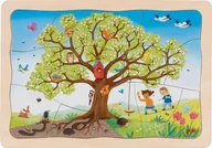 Puzzle - Układanka drewniana Moja jabłonka Goki - miniaturka - grafika 1