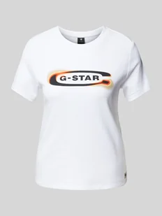T-shirt z okrągłym dekoltem model ‘Old skool’ - Koszulki i topy damskie - miniaturka - grafika 1
