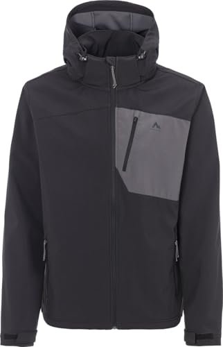 Mckinley Mount Bona męska kurtka softshellowa, czarna/antracytowa, 3XL