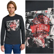 Koszulki męskie - Lee LS UTILITY ARTIST TEE longsleeve bawełniana koszulka długi rękaw S - miniaturka - grafika 1