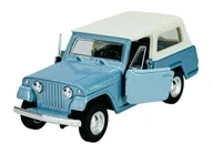 Samochody i pojazdy dla dzieci - WELLY OLD TIMER 1967 JEEP JEEPSTER COMMANDO STATION WAGON NIEBIESKI 1:34 43826 - miniaturka - grafika 1