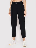 Spodnie damskie - Boss Spodnie materiałowe Tapia 50438985 Czarny Regular Fit - miniaturka - grafika 1