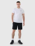 Spodenki męskie - 4F Spodenki treningowe regular szybkoschnące męskie - czarne XXL - miniaturka - grafika 1