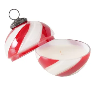 Szklana świeca w kształcie bombki SUGIS, wys. 10 cm - Świece - miniaturka - grafika 1