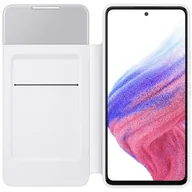Etui i futerały do telefonów - Samsung etui S View Wallet Cover do Samsung Galaxy A53 5G białe - miniaturka - grafika 1