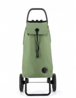 Torby i wózki na zakupy - Wózek na zakupy 2 duże koła składany Rolser I-Max TWEED - green - miniaturka - grafika 1