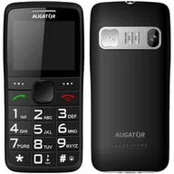 Telefony komórkowe - Aligator A675 Senior (A675BK) czarny - miniaturka - grafika 1