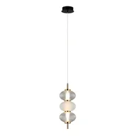 Lampy sufitowe - Testa lampa wisząca 1xLED/12W czarna PND-84938-3-BK - miniaturka - grafika 1