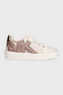 Buty dla dziewczynek - Michael Kors sneakersy dziecięce kolor różowy - grafika 1